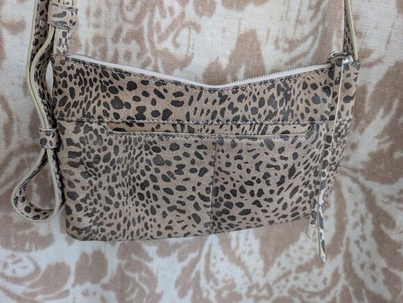 HOBO Handbags - Hobo Brand Adjustable Crossbody Or Shoulder Bag 100% Animal Print Suede Leather